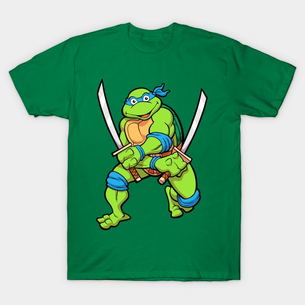 TMNT Leonardo T-Shirt by tommartinart